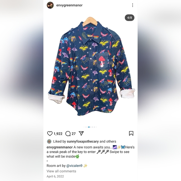 Envygreen "Midnight Terrarium" Denim Longsleeve - Picture 8 of 10